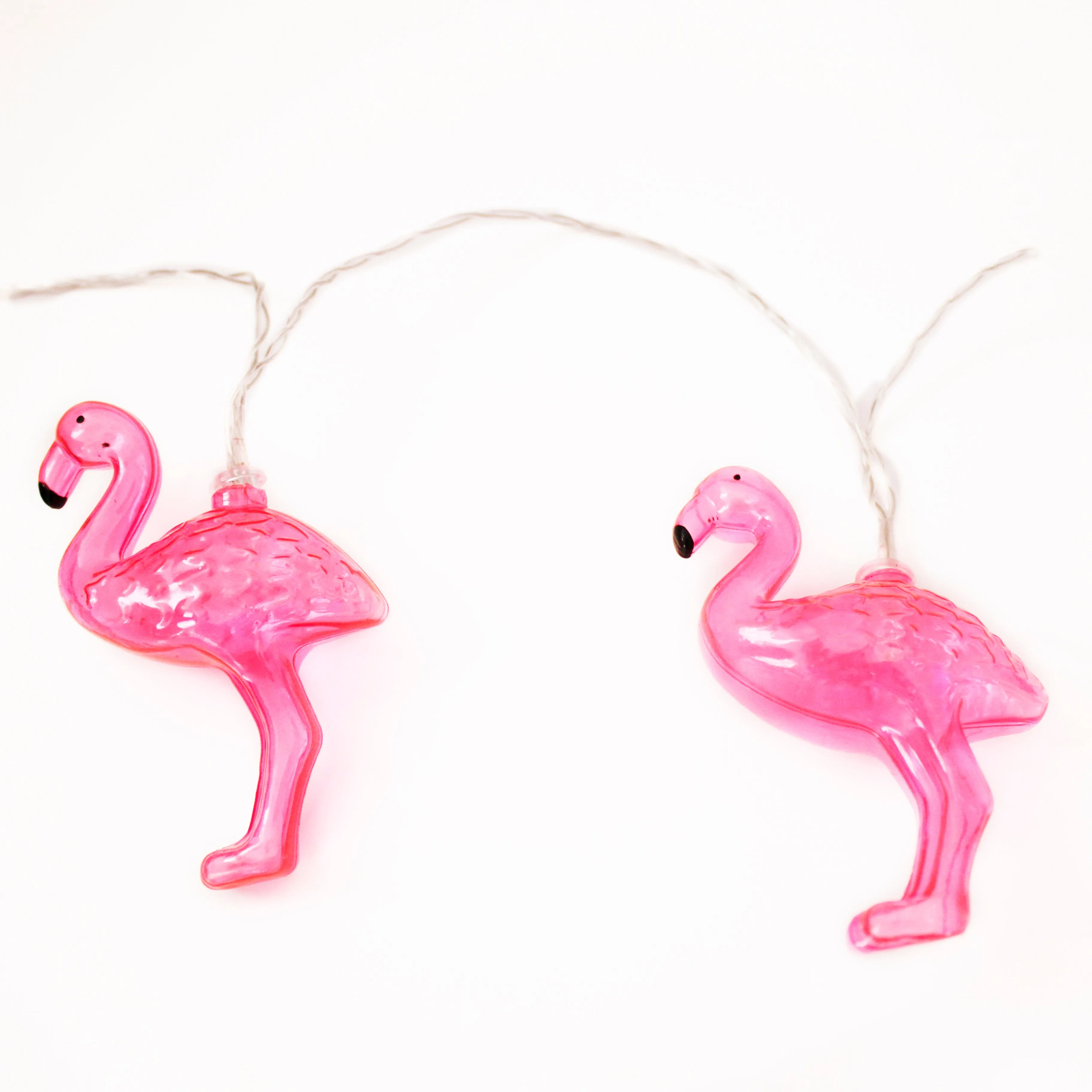 10 LED Battery Operated String Light with Flamingo - Warm White