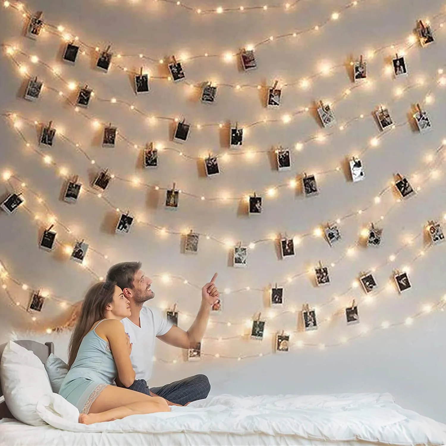 10 Photo Clip On String LED Lights