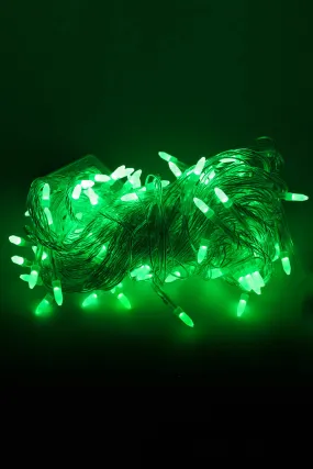 100 LED String Light with Connector - Green