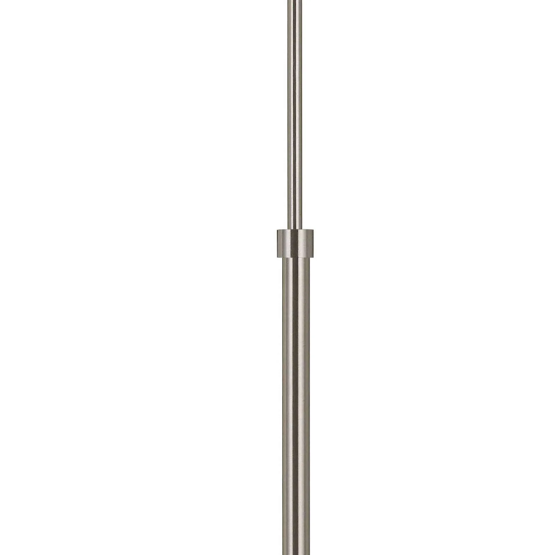 10W Led Adjustable Metal Floor Lamp With Swing Arm, Chrome By Benzara