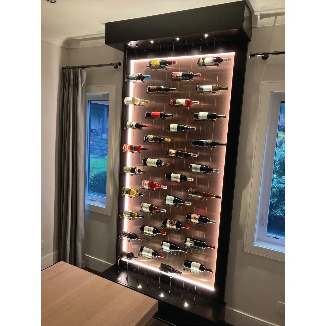 12 Bottle Float Cable Wine Racking Display Kit