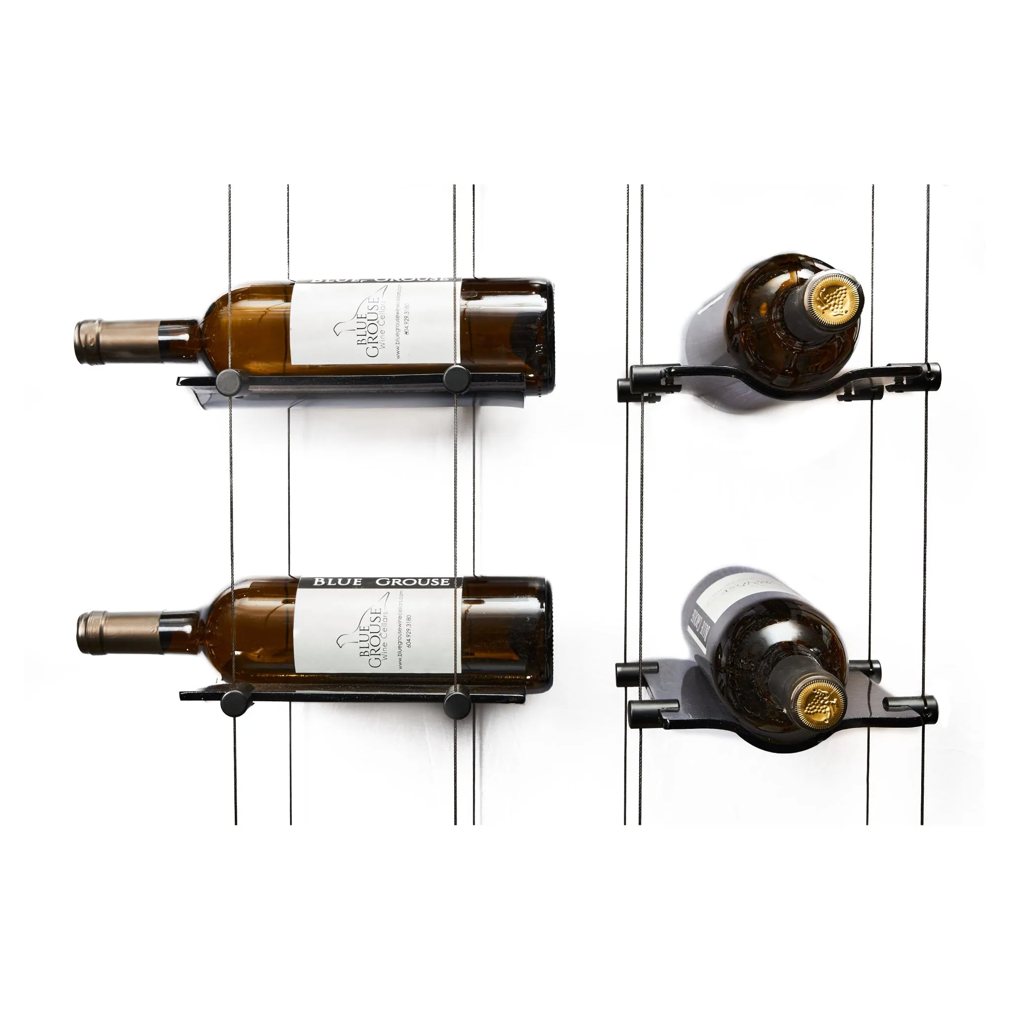 12 Bottle Float Cable Wine Racking Display Kit