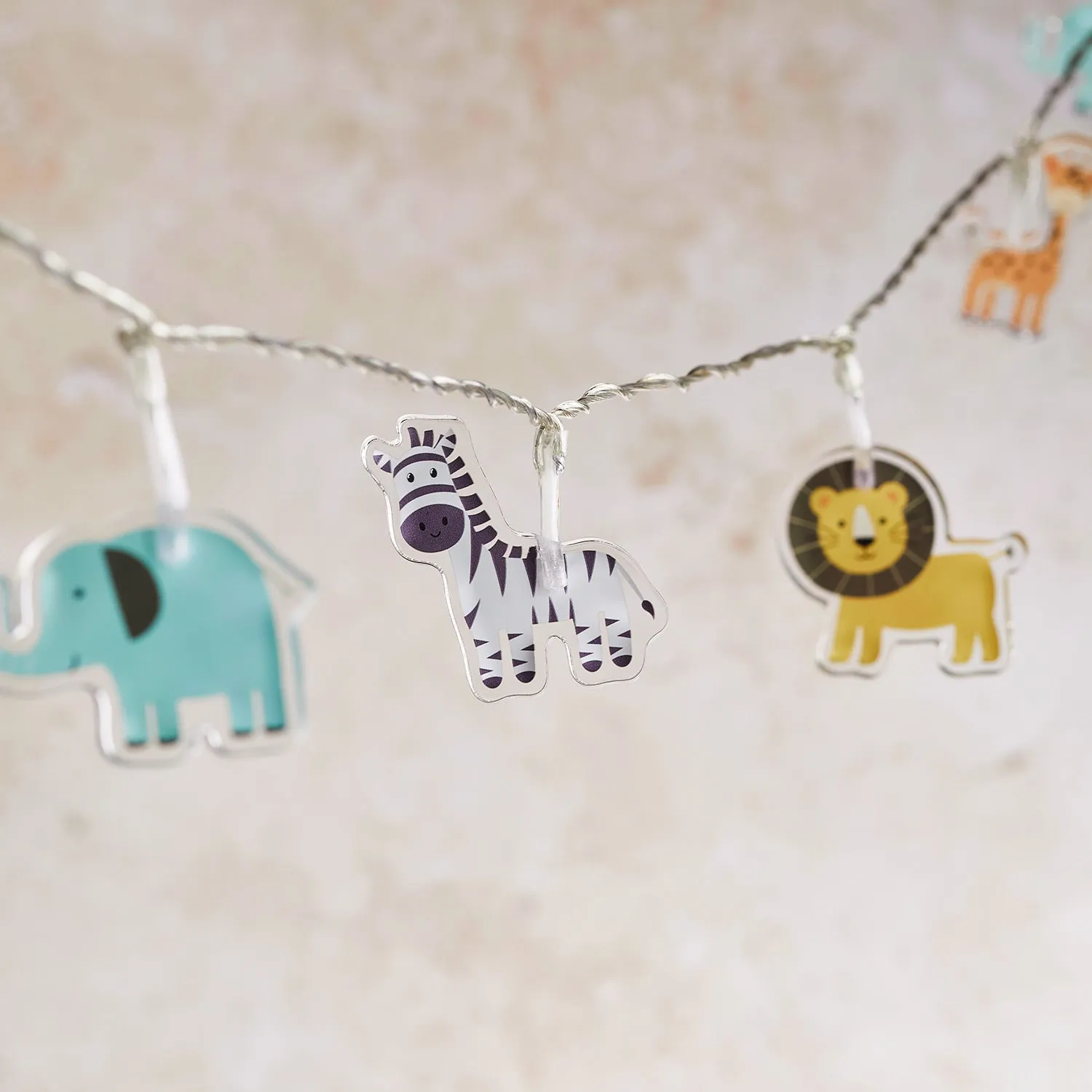 12 Safari Children's Fairy Lights