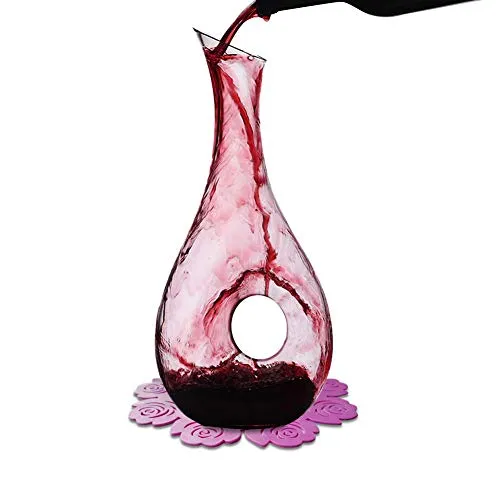 1200mL Lead-Free Premium Crystal Glass Wine Decanter