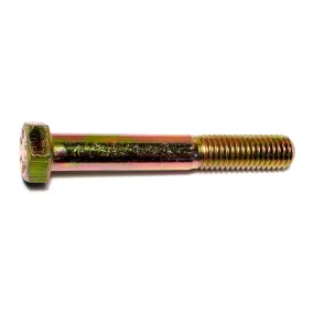 1/2"-13 x 3-1/2" Zinc Grade 8 Hex Cap Screws (10 pcs)