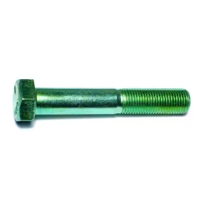 1/2"-20 x 3" Green Rinsed Zinc Grade 5 Hex Cap Screws (26 pcs.)