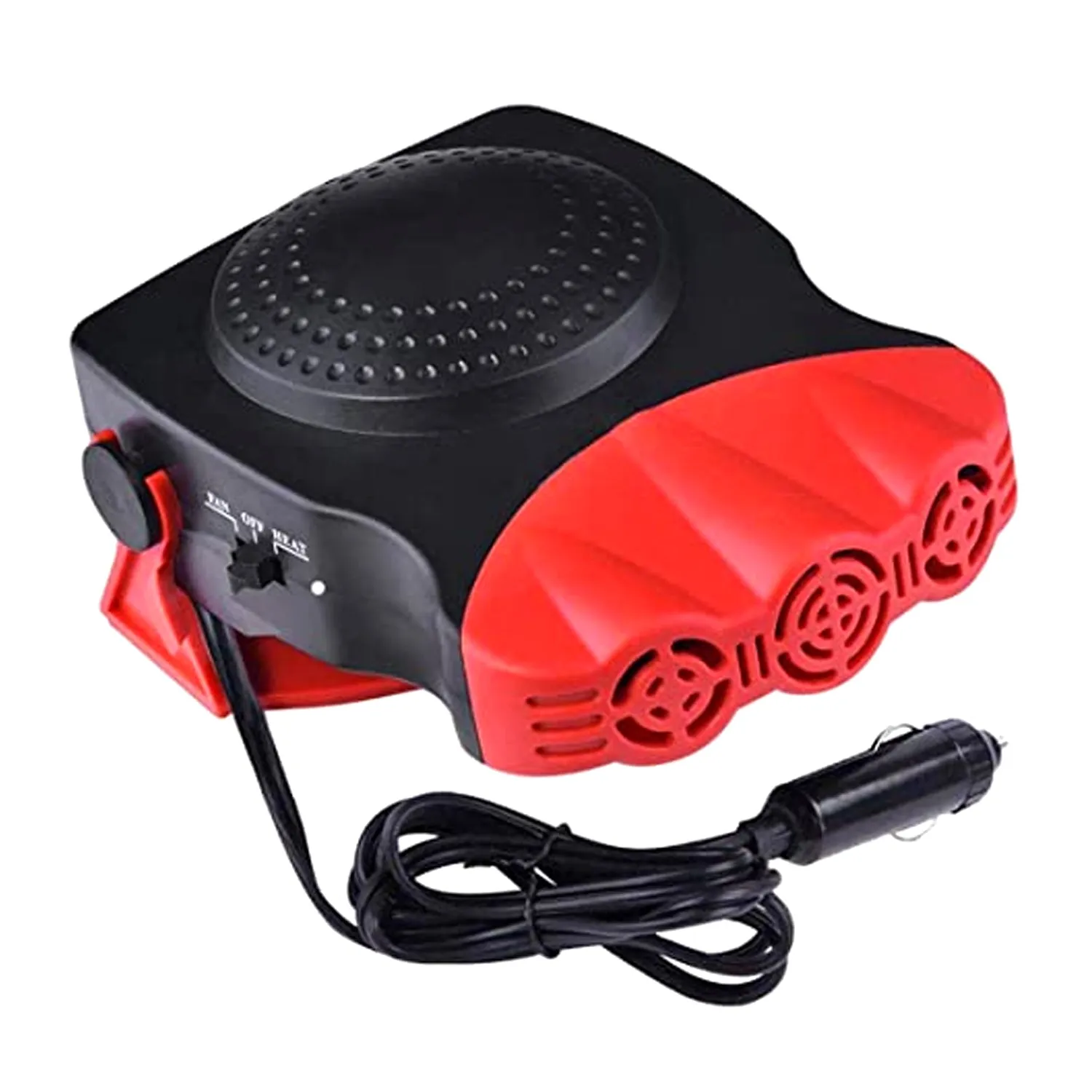 12V Car Heater & Cooling Fan with Defroster - 2-in-1 Solution