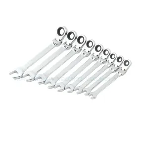 1/4-9/16 Inch Imperial Size Ratchet Wrench Set of Keys Spanner Flexible Head Universal Hand Tools Car Repair Tool