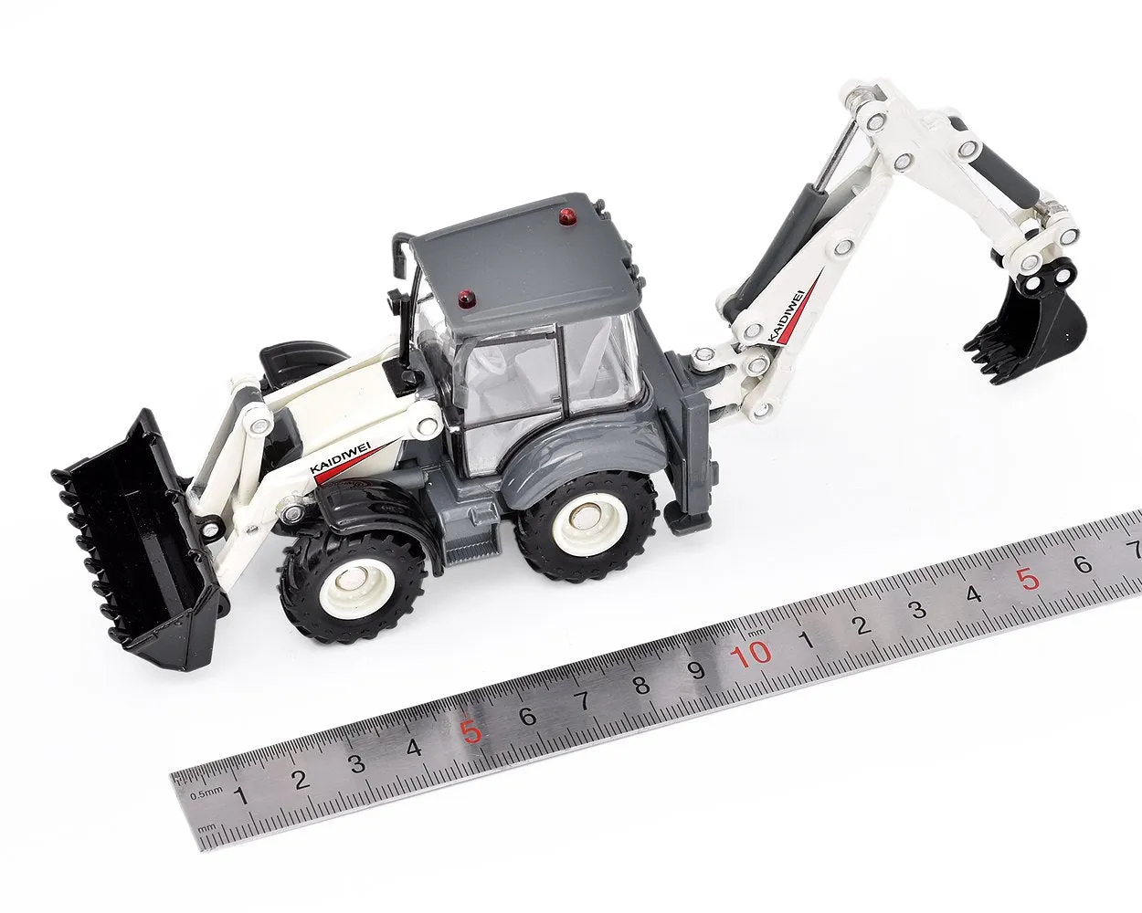 1:50 Diecast Two-Way Excavator Toy Model with Wheels