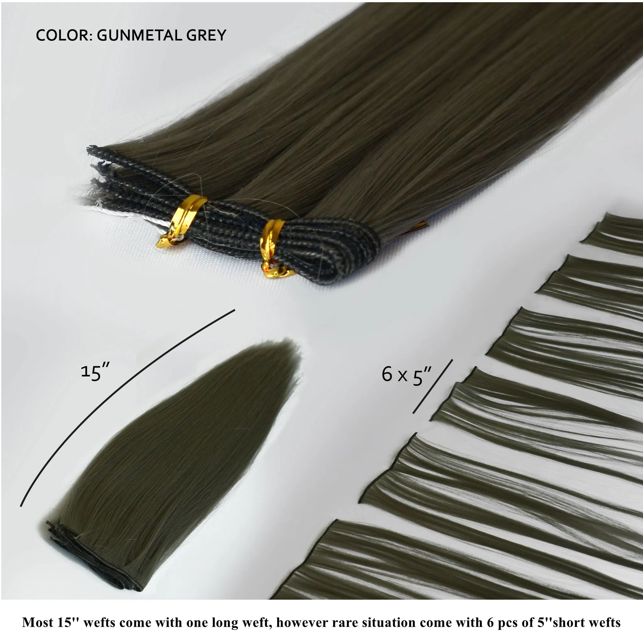 15" Weft Extension - Vocaloid Green