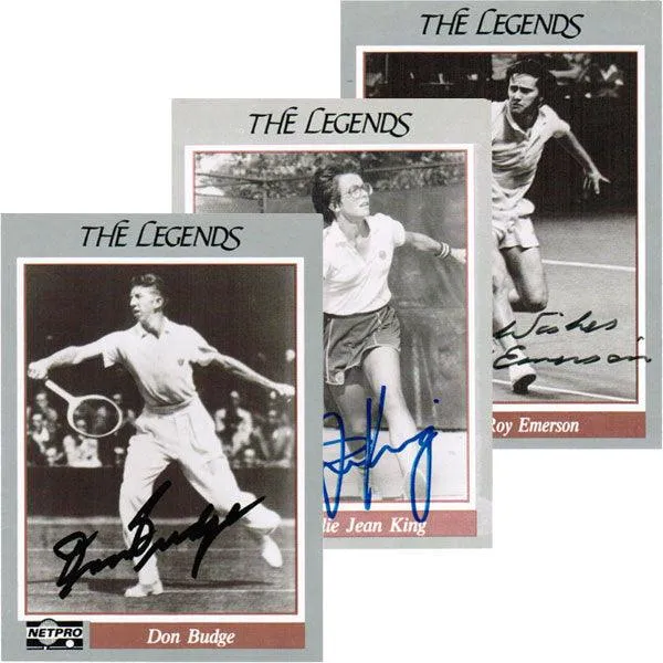 22 Autographed  Legend Cards