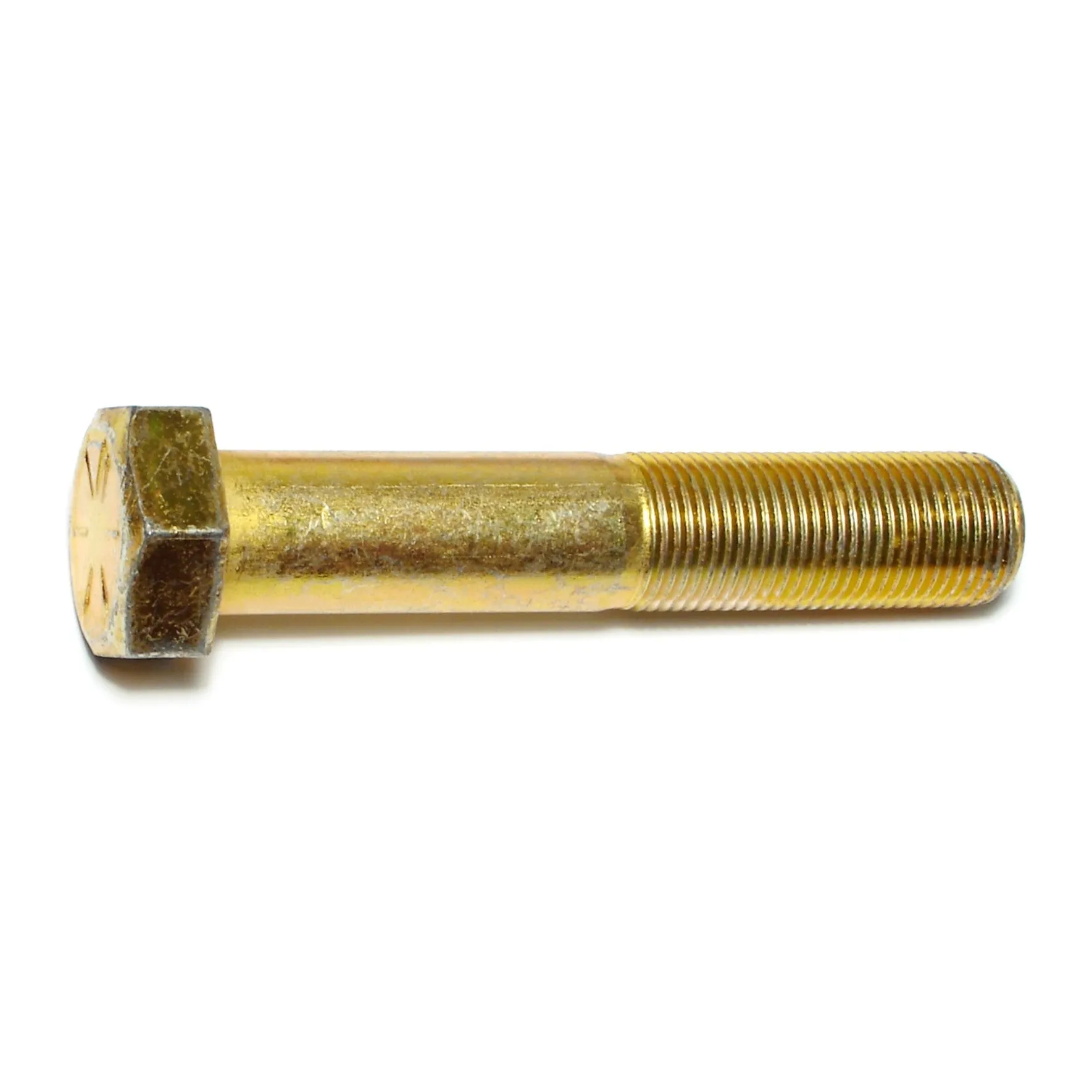 3/4"-16 x 4" Zinc Plated Grade 8 Steel Fine Thread Hex Cap Screws