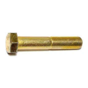 3/4"-16 x 4" Zinc Plated Grade 8 Steel Fine Thread Hex Cap Screws