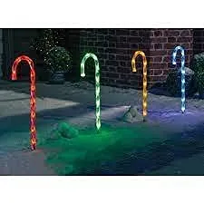 4pc Light Up Candy Canes