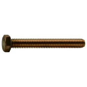 5/16"-18 x 2-1/2" Silicon Bronze Coarse Thread Hex Cap Screws (5 pcs.)