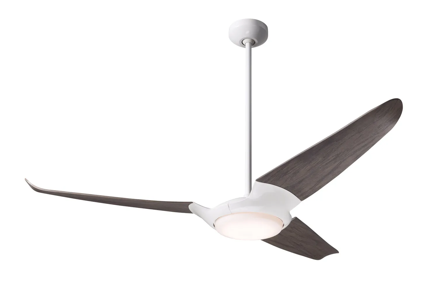 56" Ceiling Fan from the IC/Air3 Collection in Gloss White Finish by Modern Fan Co