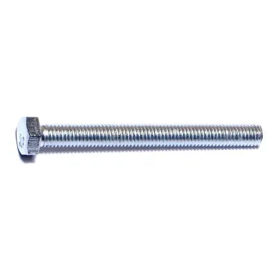 5mm-0.8 x 50mm Zinc Plated Class 8.8 Steel Coarse Thread Hex Cap Screws