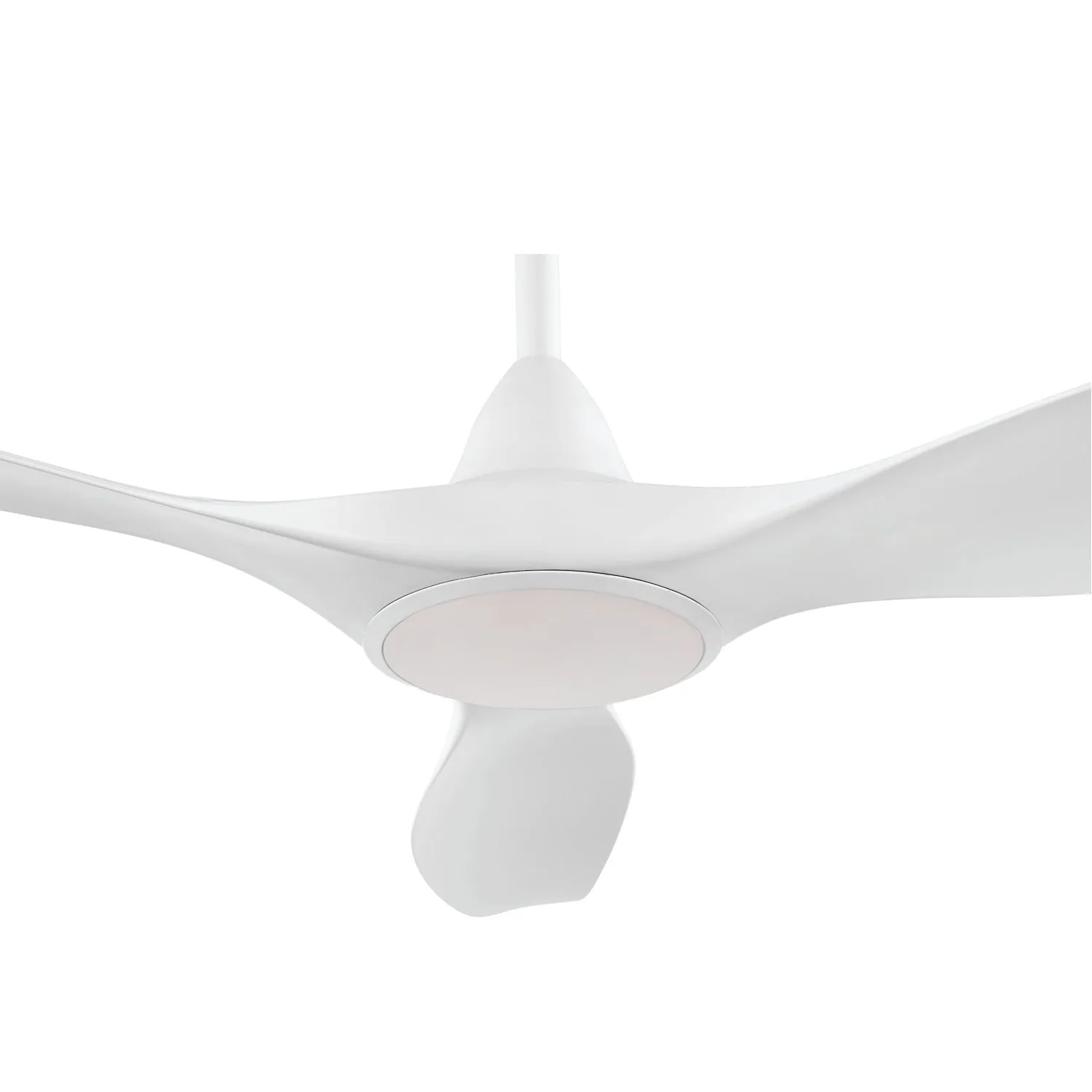 60" Noosa DC Ceiling Fan Black, White, Titanium w/ Light 202972, 202973, 204749 Eglo Lighting