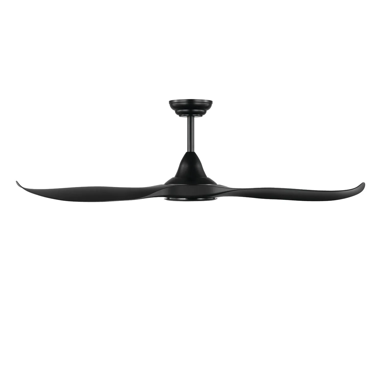 60" Noosa DC Ceiling Fan Black, White, Titanium w/ Light 202972, 202973, 204749 Eglo Lighting