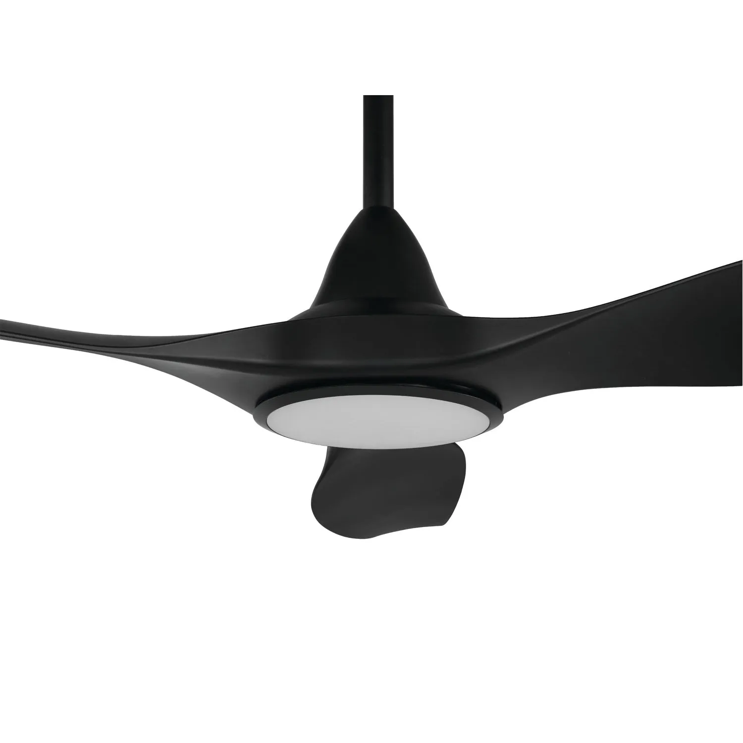 60" Noosa DC Ceiling Fan Black, White, Titanium w/ Light 202972, 202973, 204749 Eglo Lighting