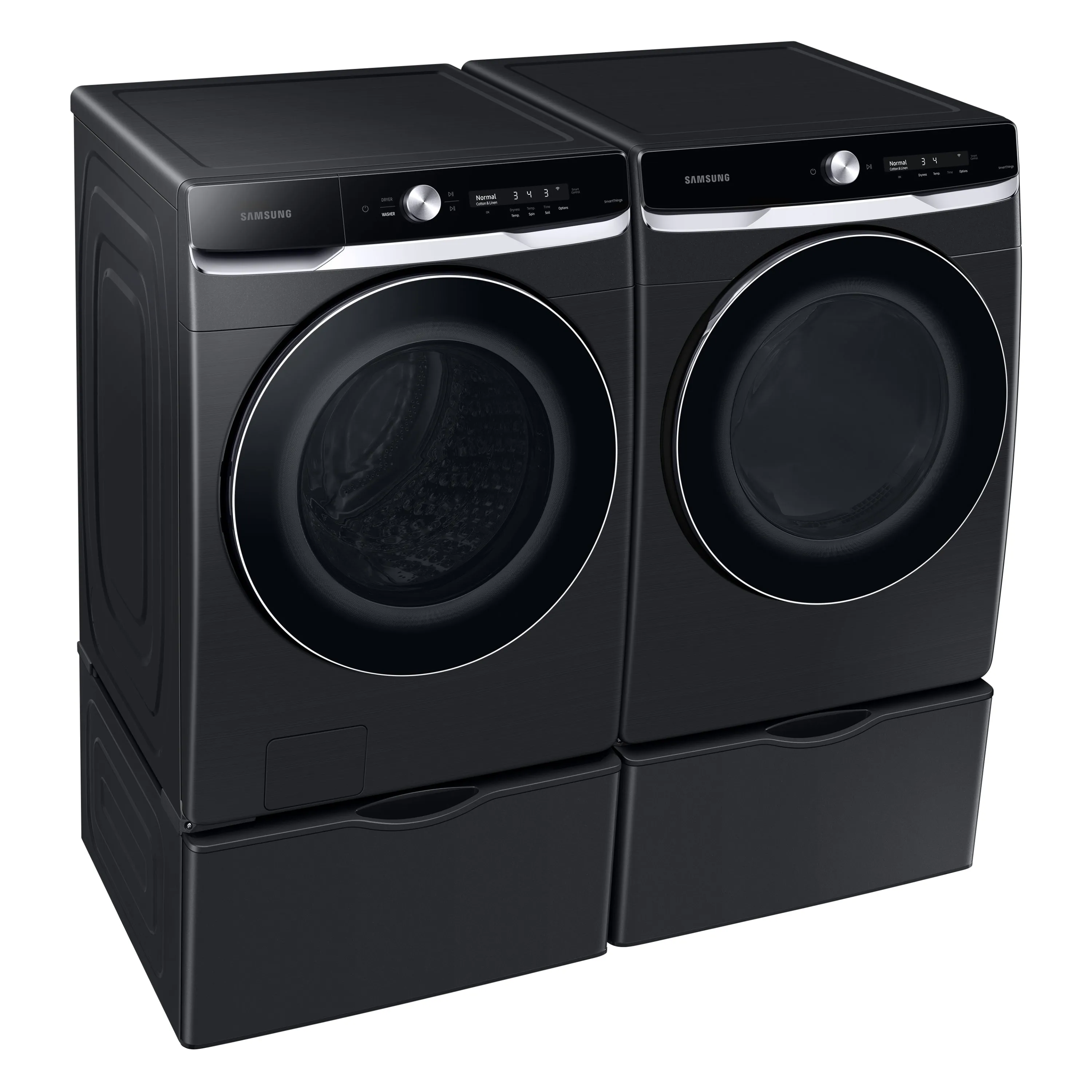 7.5 cu. ft. Smart Dial Electric Dryer with Super Speed Dry in Brushed Black - (DVE50A8800V)