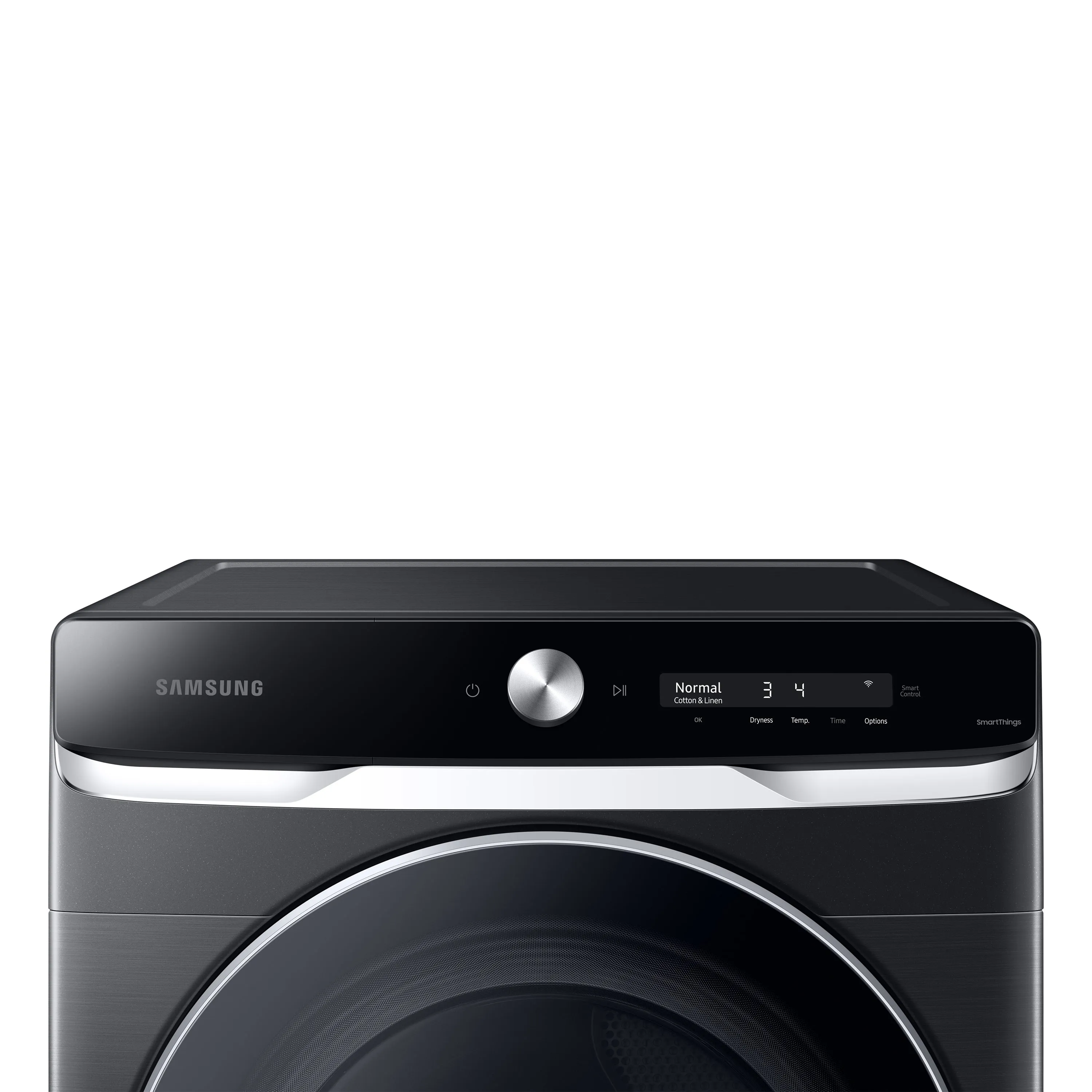 7.5 cu. ft. Smart Dial Electric Dryer with Super Speed Dry in Brushed Black - (DVE50A8800V)