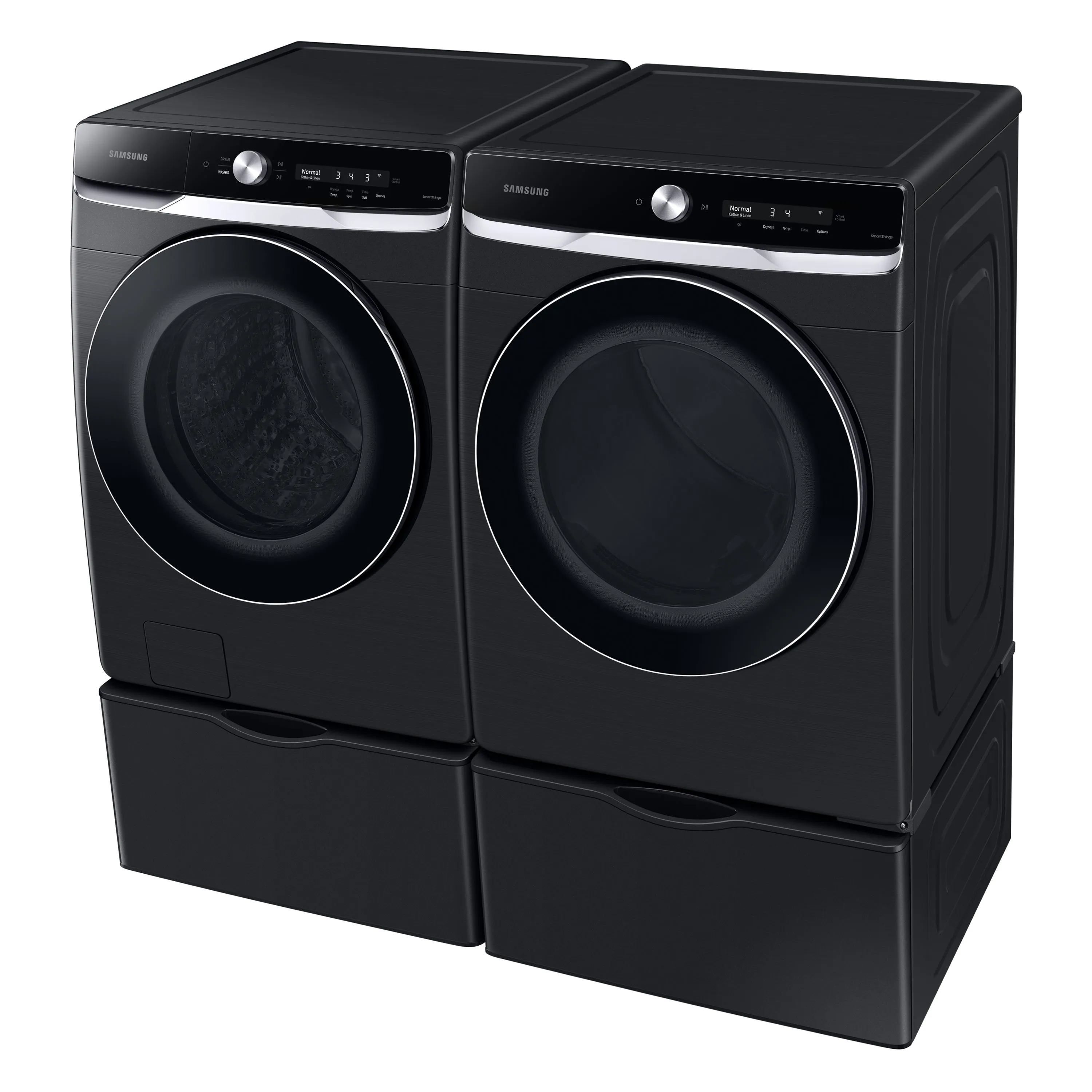 7.5 cu. ft. Smart Dial Electric Dryer with Super Speed Dry in Brushed Black - (DVE50A8800V)