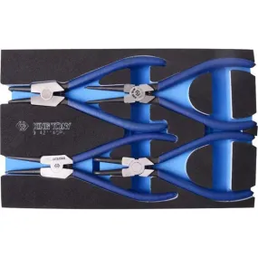 9-42114GPV - King Tony 4Pc Circlip Plier Set & EVA Foam