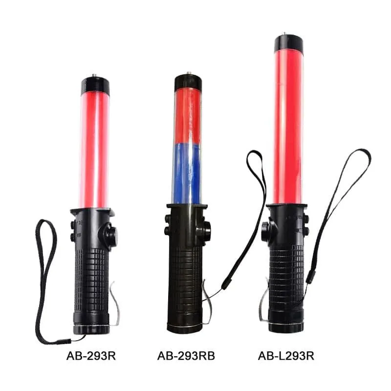 A-293 Battery Type LED Traffic Baton Marshally Wand Flashlight