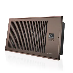 AC Infinity AIRTAP T6, Quiet Register Booster Fan System, Bronze, for 6” X 12” Registers