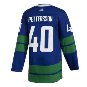 adidas NHL Vancouver Canucks Elias Pettersson Authentic Primegreen Alternate Jersey