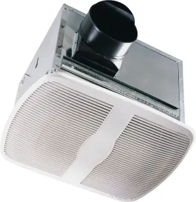 Air King AK80 Exhaust Fan, 9-3/8 in L, 10-7/8 in W, 0.3 A, 120 V, 80 cfm Air, Metal :EA: QUANTITY: 1