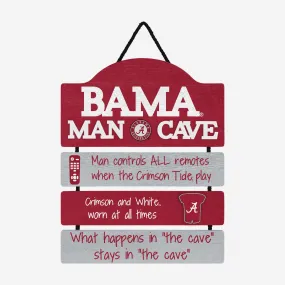 Alabama Crimson Tide Mancave Sign