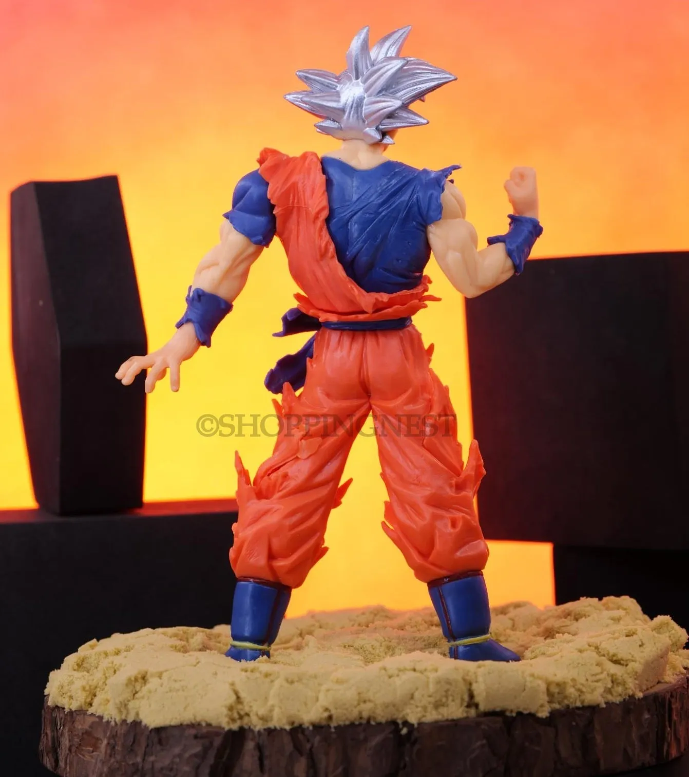 Anime DBZ Goku Super Saiyan SSJ Ultra Instinct Self Standing Action Figures | 18 CMS |