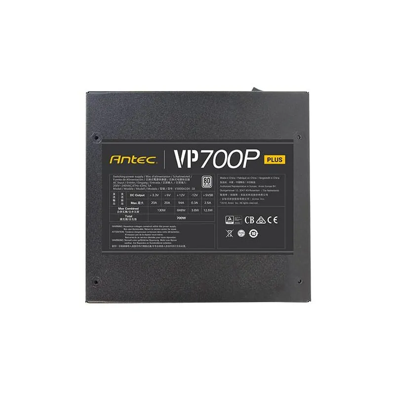 Antec Vp700W Plus Non-Modular Psu