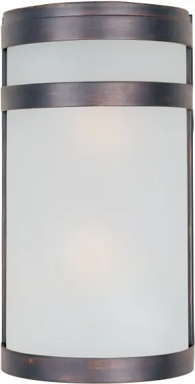 Arc 2-Light LED Outdoor Wall Lantern