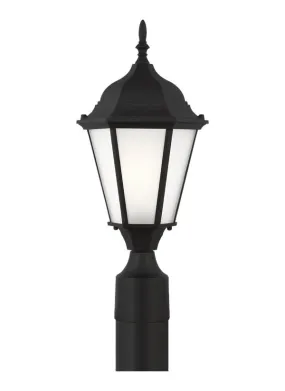 Bakersville Collection - One Light Outdoor Post Lantern | Finish: Black - 82941-12