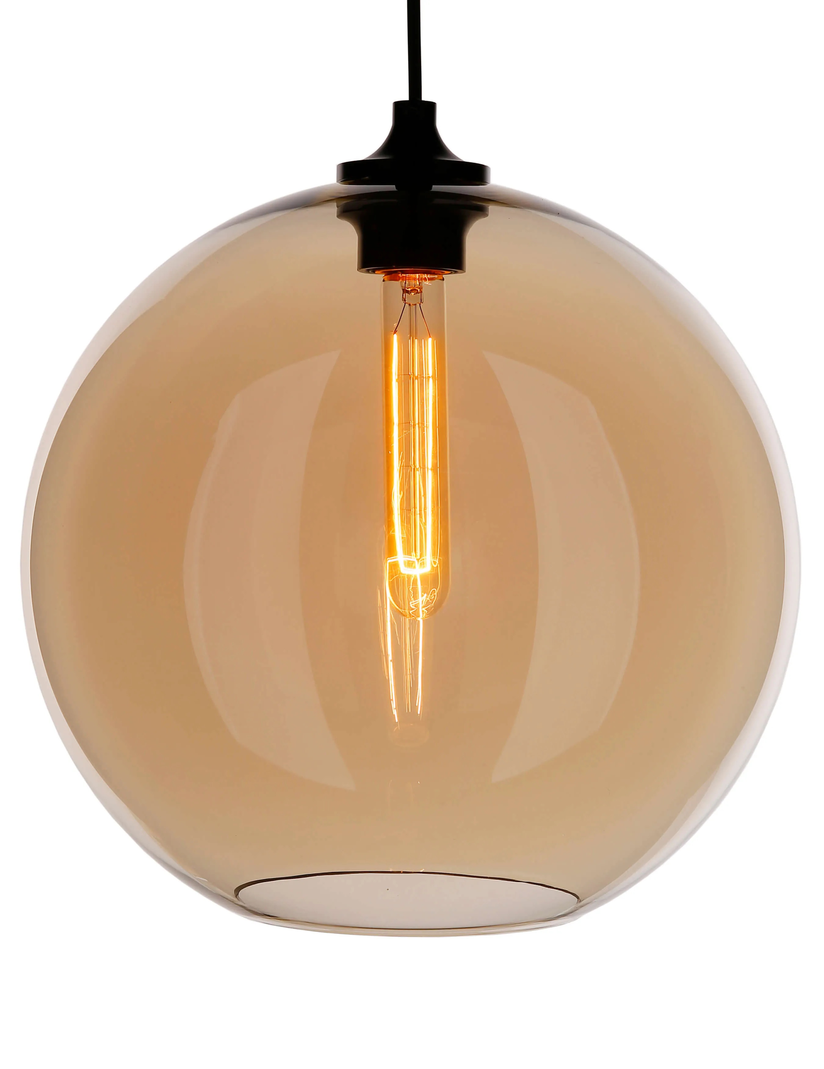 Ball Mouth-blown Glass Pendant Light