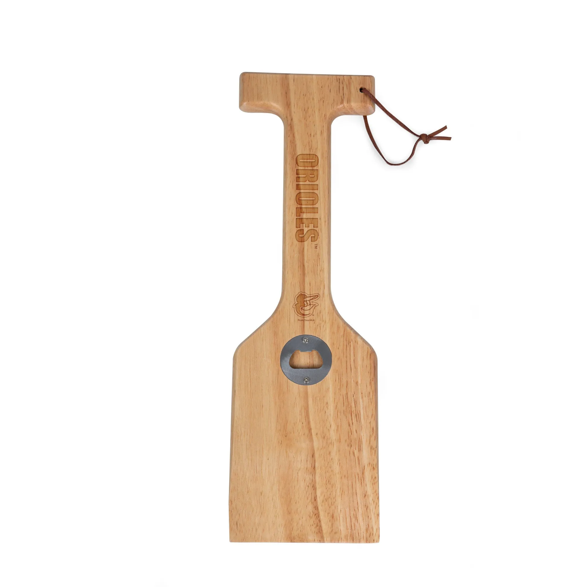 Baltimore Orioles - Hardwood BBQ Grill Scraper with Bottle Opener