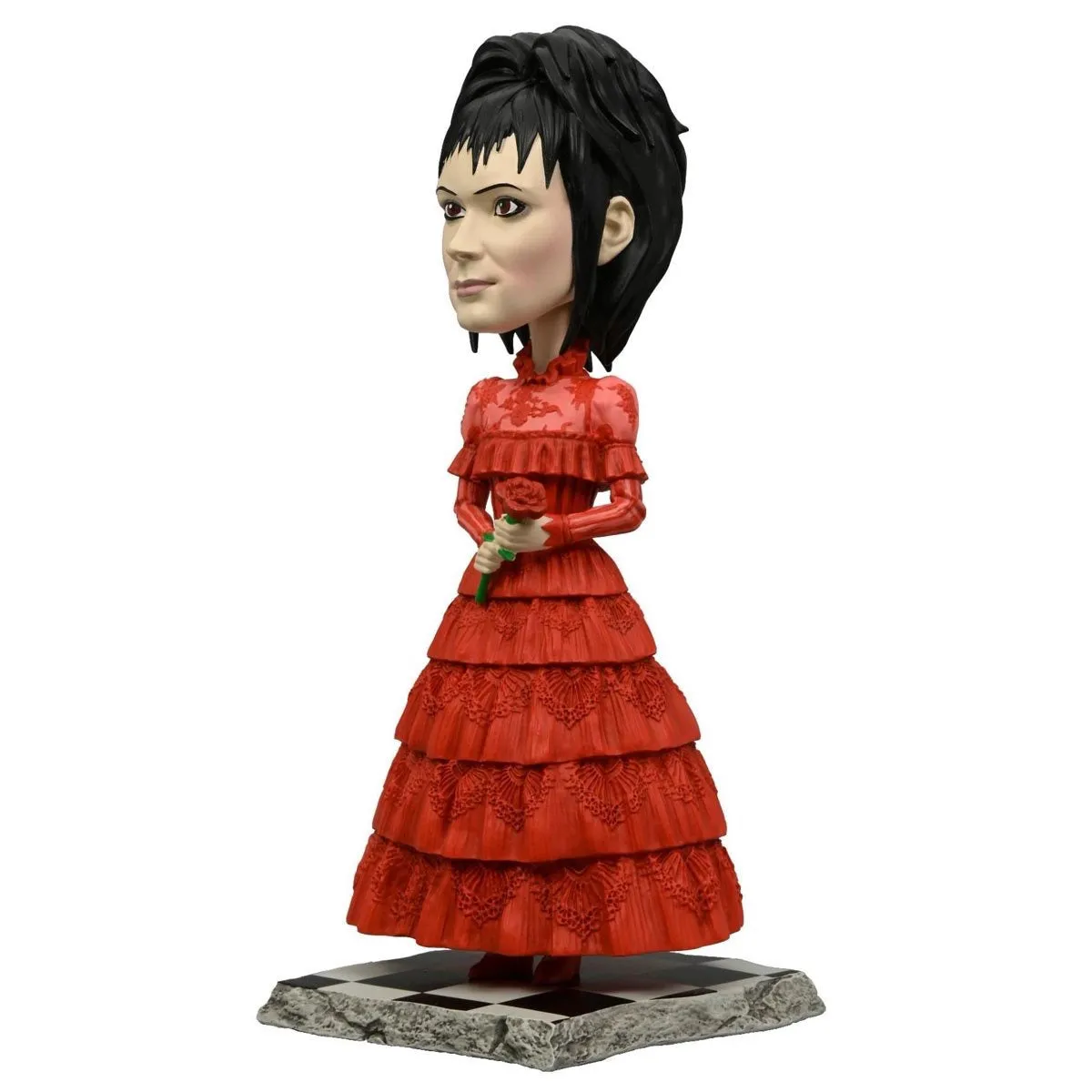 Beetlejuice Beetlejuice Lydia Deetz Wedding Dress Head Knocker Bobblehead