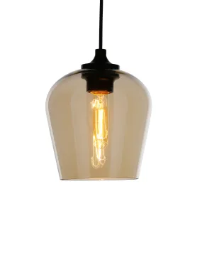 Bell Mouth-blown Glass Pendant Light