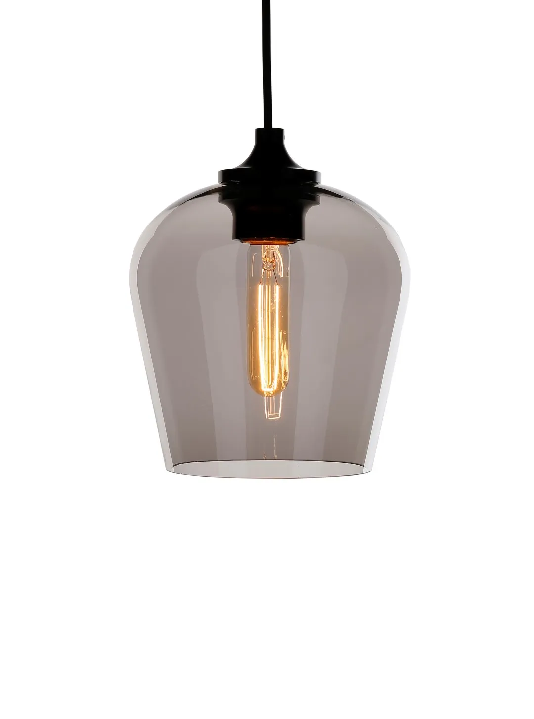 Bell Mouth-blown Glass Pendant Light