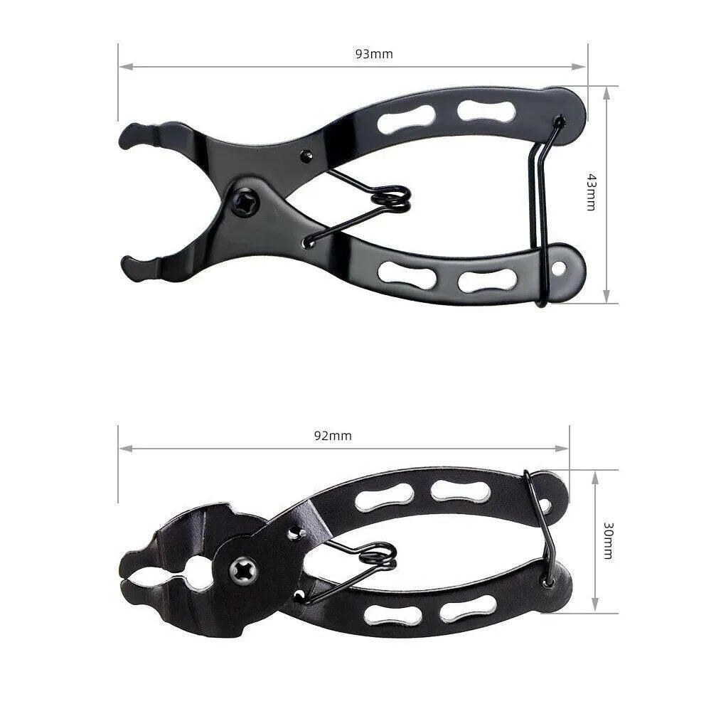 Bike Chain Quick Link Tool Mini Bike Chain Clamp Chain Link Magic Buckle Pliers Bike Tool Removal Quick Repair Bicycle Tools