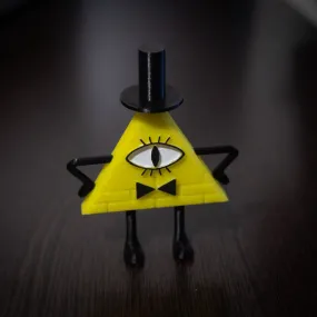 Bill Cipher Gravity Falls Figurine - Collectible Statue