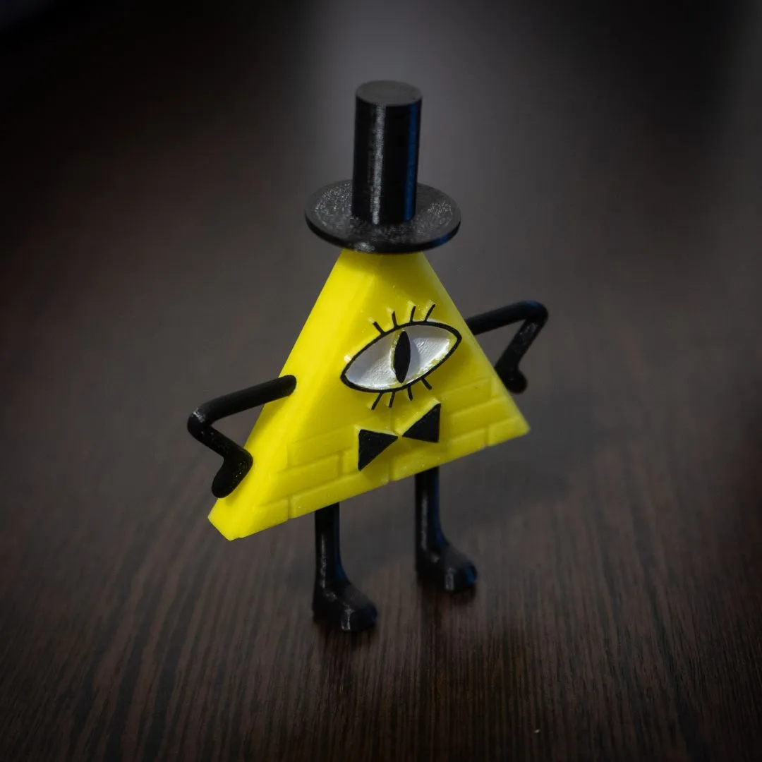 Bill Cipher Gravity Falls Figurine - Collectible Statue