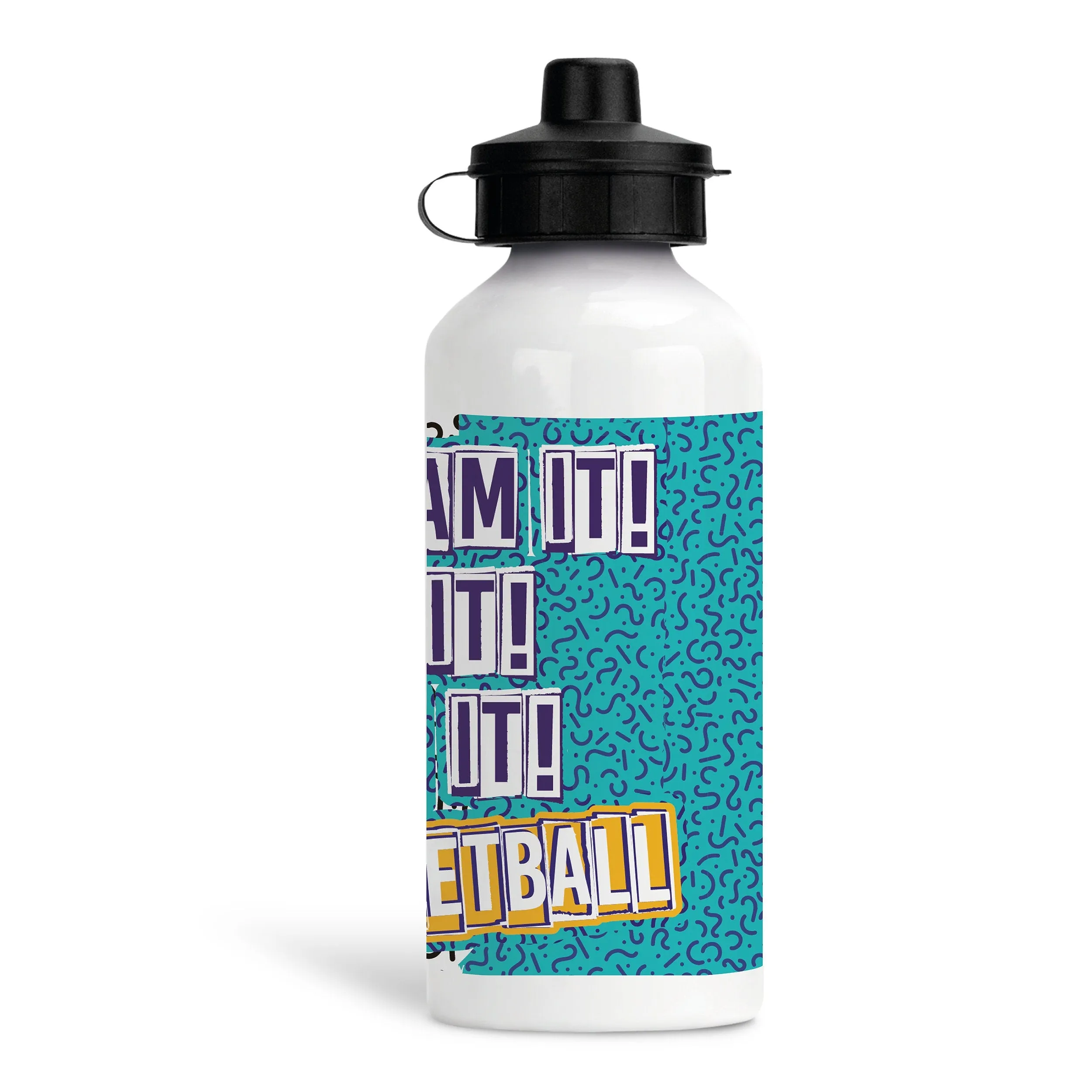 Boys Basketball Aluminium Water Bottle | Gifts for Black Boys | Back to school bottle | Sports bottle | Birthday | Christmas | Teenager gift