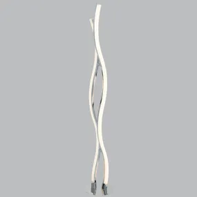 Bright Star Lighting SL093 LED Polished Aluminium LED Floor Lamp