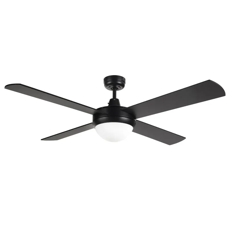 Brilliant Tempest-II 52in. AC Ceiling Fan with Light - Black