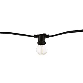 Bulbrite 810058 4 Watt G16 Fixtures White Globe String Lights