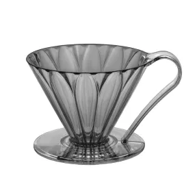 Cafec 1 Cup Tritan Flower Dripper Black